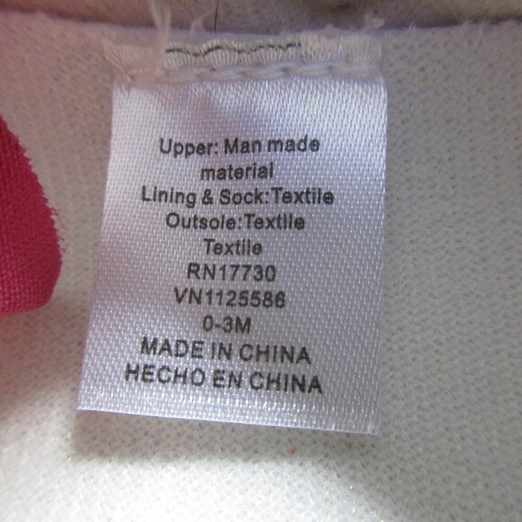 Doudou Et Compagnie Baby Girl Bunny Plush Slippers & Red Bow Dress Shoes 0-6M - Picture 4 of 11